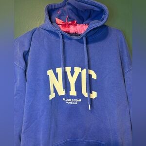 Blue NYC hoodie